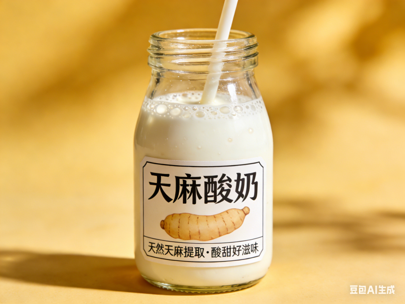 生成天麻酸奶圖片